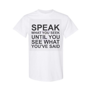 SPEAK WHAT YOU SEEK